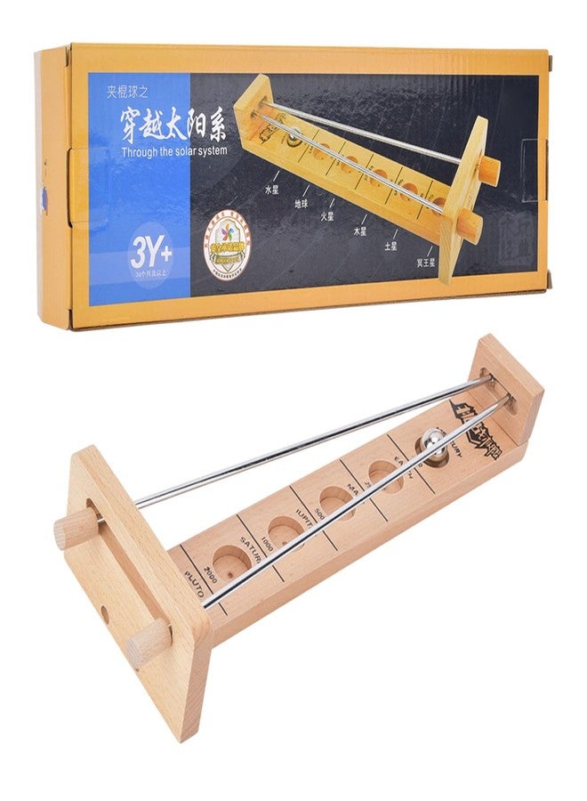 Chazcool Shoot The Moon Game, Steel Ball Rolling Game, Catch The Moon, Moon Ball Game Educational for Adult and Children - Image 2